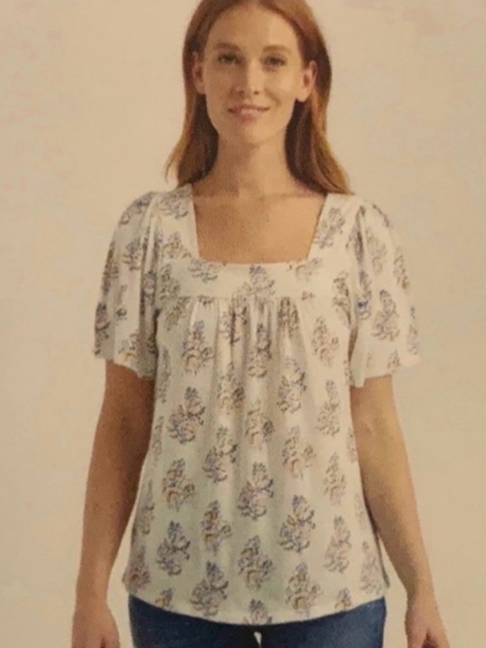 Lucky Brand Floral Top Size XXL Multicolor New